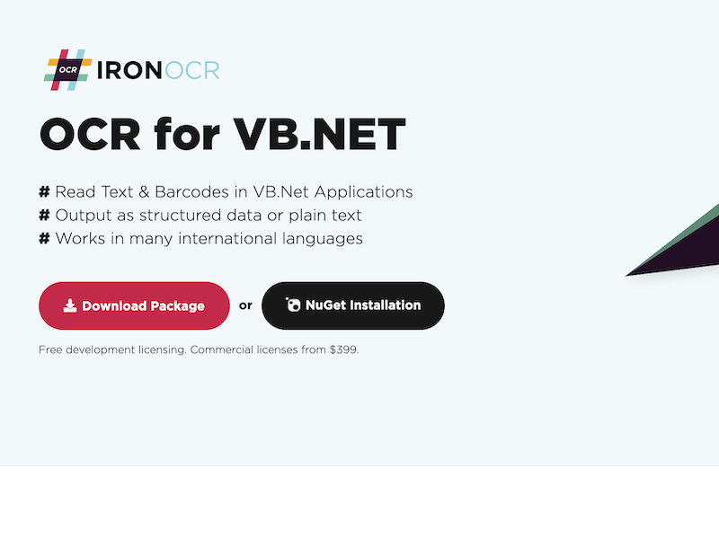 OCR for VB.NET Library