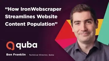 How a UK Digital Agency (Quba) Transformed PDF Workflows and Accelerated Web Projects Using IronPDF and IronWebScraper