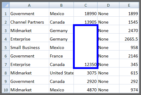 xml merging cells in excel