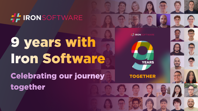 Celebrating 9 Years of Innovation and Excellence: A Tribute to Iron Software's Journey and Team