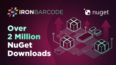 IronBarcode Hits 2 Million NuGet Downloads