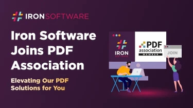 Iron Software Joins the PDF Association