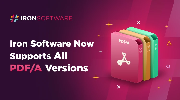 Mayor compatibilidad de IronPDF con PDF/A: una nueva era para el archivado de documentos