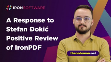 A Response to TheCodeMan’s Positive Review of IronPDF