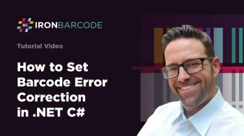 How To Set Error Correction in C# | IronQR