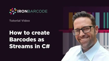 How to create Barcodes as Streams in C# Using IronBarcode