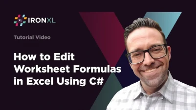 How to Edit Worksheet Formulas in Excel Using C#