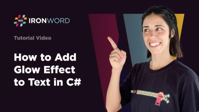 How to Add Glow Effect To Text in C#