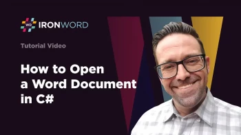 Tutorial How to open Word Document in C#