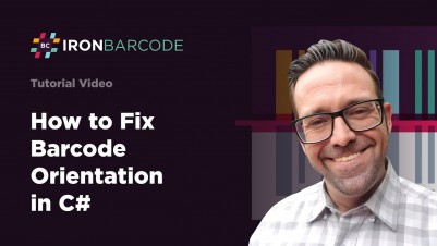 How to Fix Barcode Orientation in C# | IronBarcode