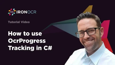 How to use OcrProgress Tracking in C#