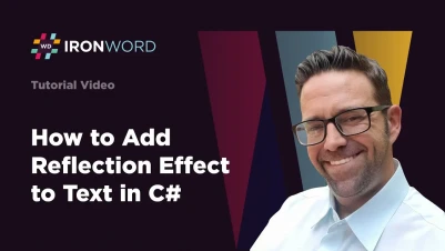 How to Add Reflection Effect to Text in C# | IronWord