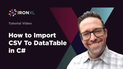How to Import CSV To Datatable in C# | IronXL