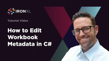 How to Edit Workbook Metadata in C#