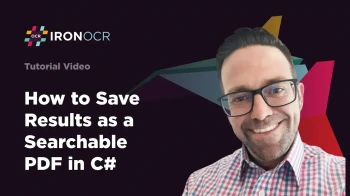 How to Save Results as a Searchable PDF in C#
