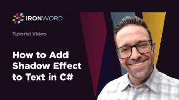 How to Add Shadow Effect to Text in C# | IronWord