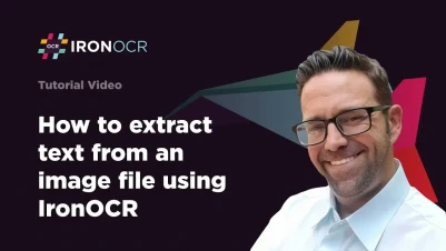 How to extract text from an image file
