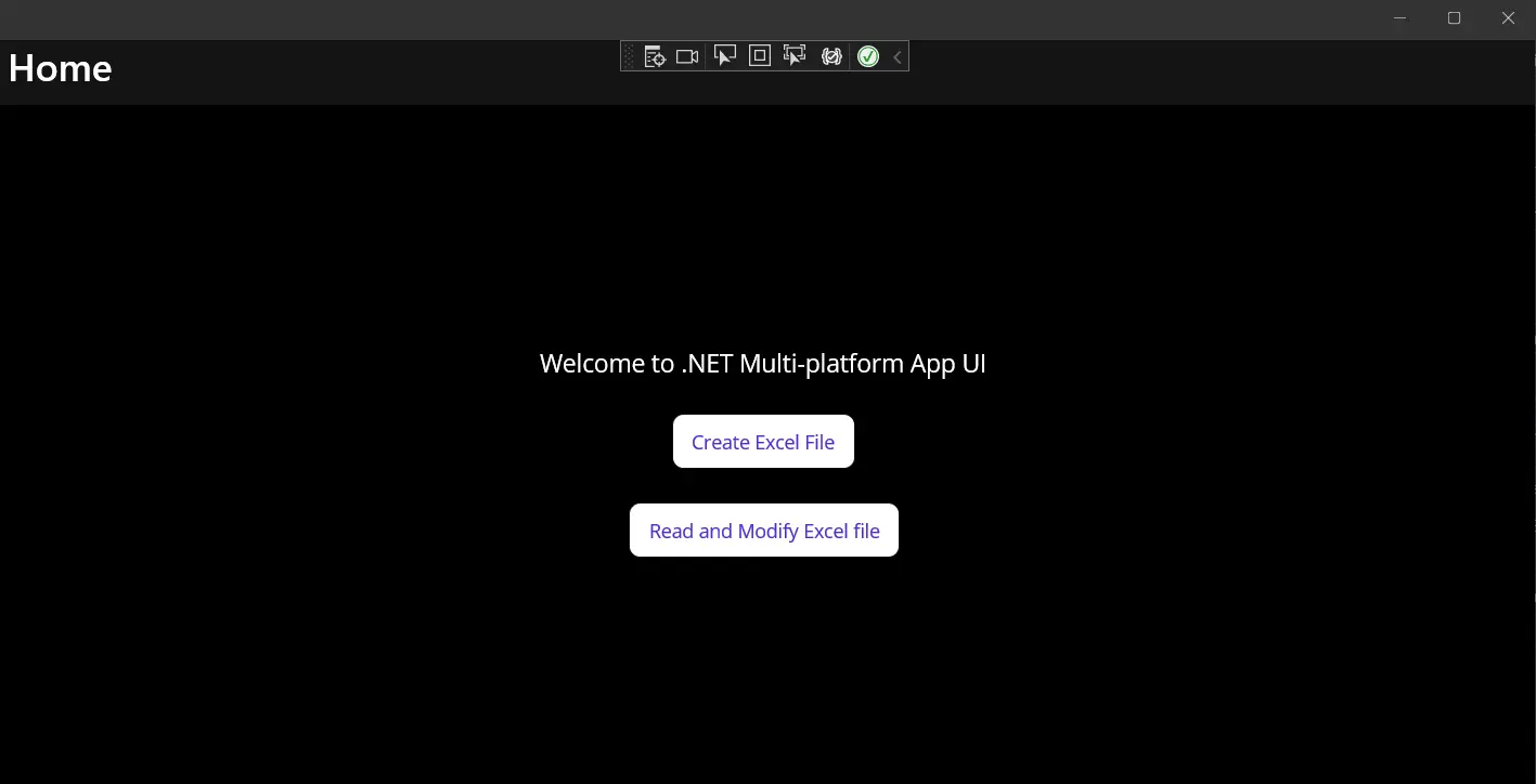 Read, Create, and Edit Excel Files in .NET MAUI, 图 1: 输出